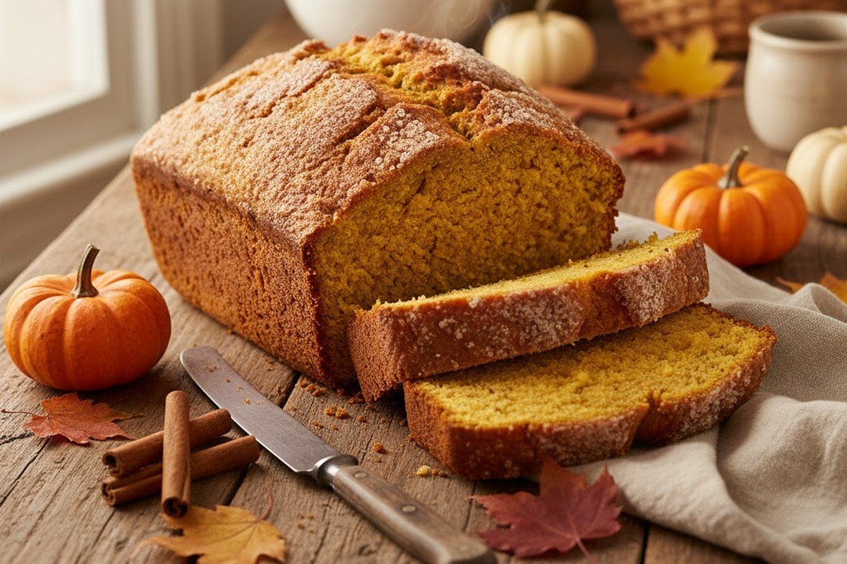Cozy Homemade Pumpkin Bread