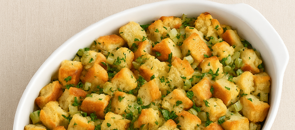 Classic Homemade Stuffing for Turkey or Casserole