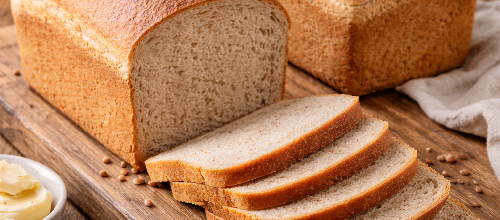 Soft Freshly Milled Sandwich Bread (2 Loaves)