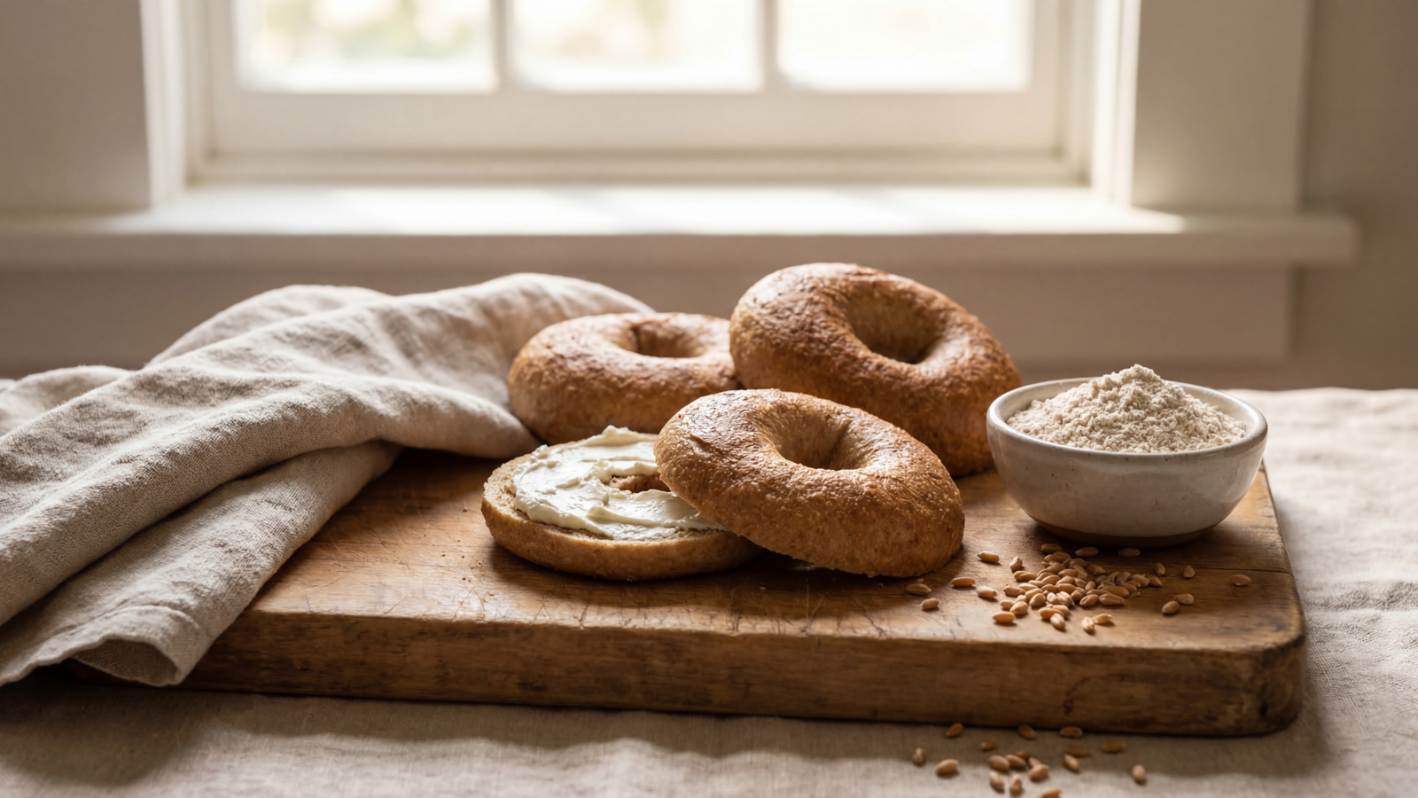 Freshly Milled Flour Bagels